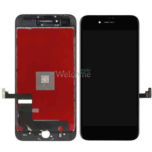 Дисплей iPhone 8 Plus в зборі з сенсором та рамкою black (On-cell)