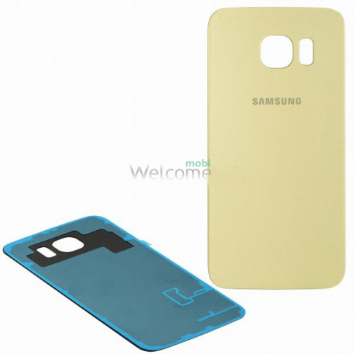 Задняя крышка Samsung G920 Galaxy S6 gold platinum