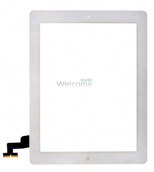 Сенсор iPad 2 с кнопкою меню (home) white (оригінал)