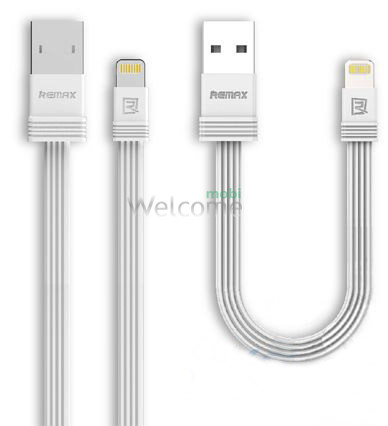 USB кабель Lightning Remax Tengy RC-062i, 2.1A 1m+0,16m white