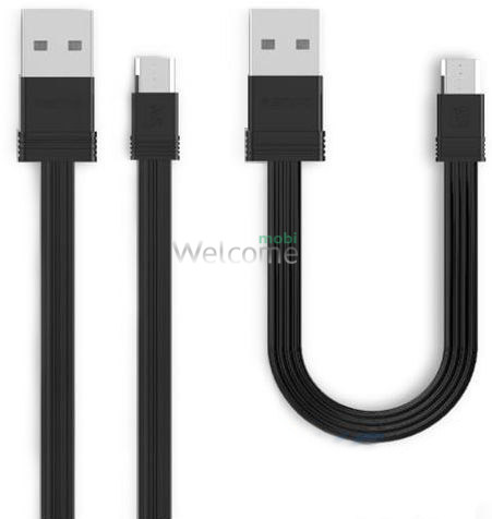 USB кабель micro Remax Tengy RC-062m, 2.1A 1.0m+0,16m black