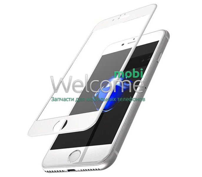Стекло iPhone 7,8,SE 2020 4.7 Japan HD++ белое 