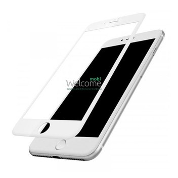 Стекло iPhone 7 Plus,8 Plus 5.5 Japan HD++ белое 