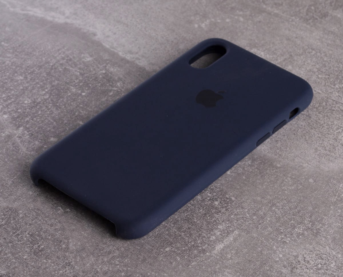 Силіконовий чохол SOFT Silicone Case для телефону iPhone X/XS (HQ) (з лого) 09 midnight blue
