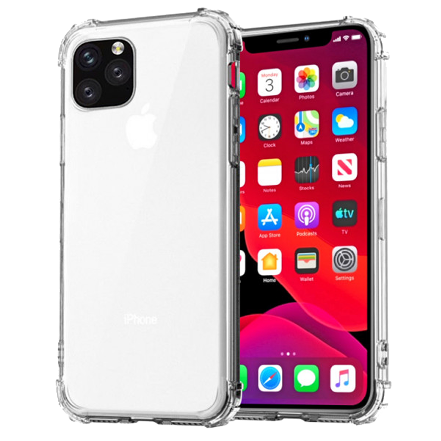 Силиконовый чехол WS SHOCKPROOF для iPhone 11 прозрачный