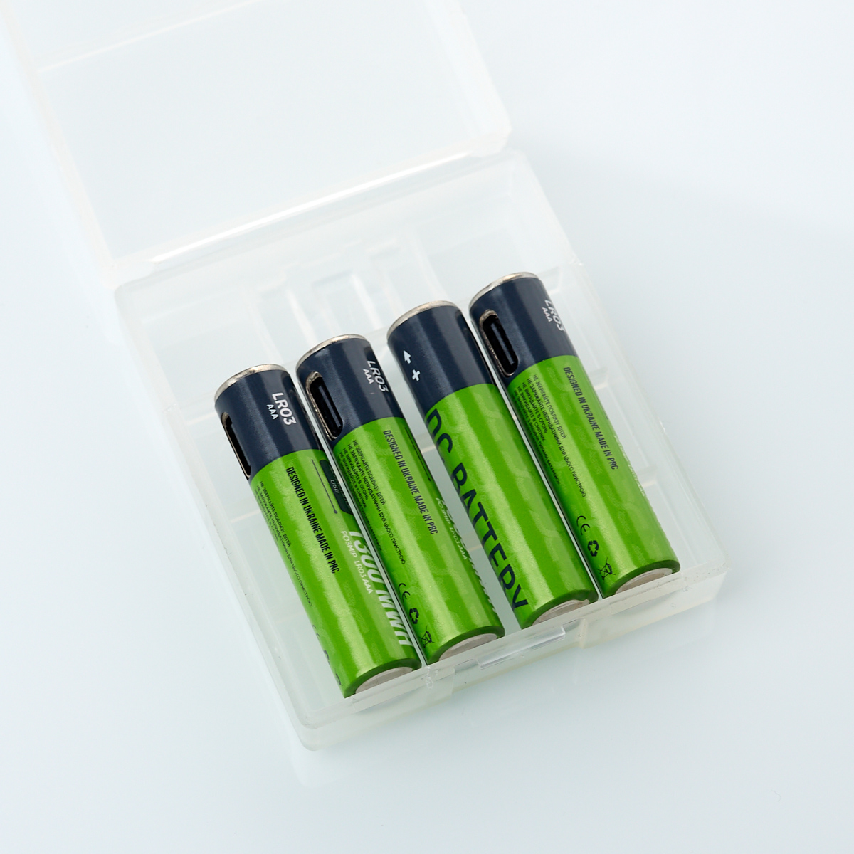 Акумулятор DC AAA/USB-C (1300 mAh) (4 шт)