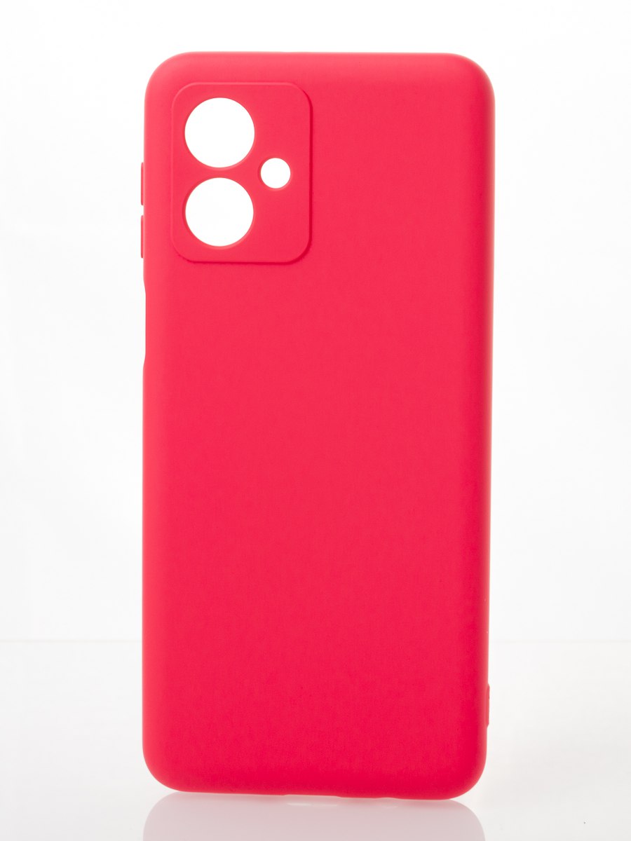 Силіконовий чохол SOFT Silicone Case для телефону Moto G54 (без лого) малиновий