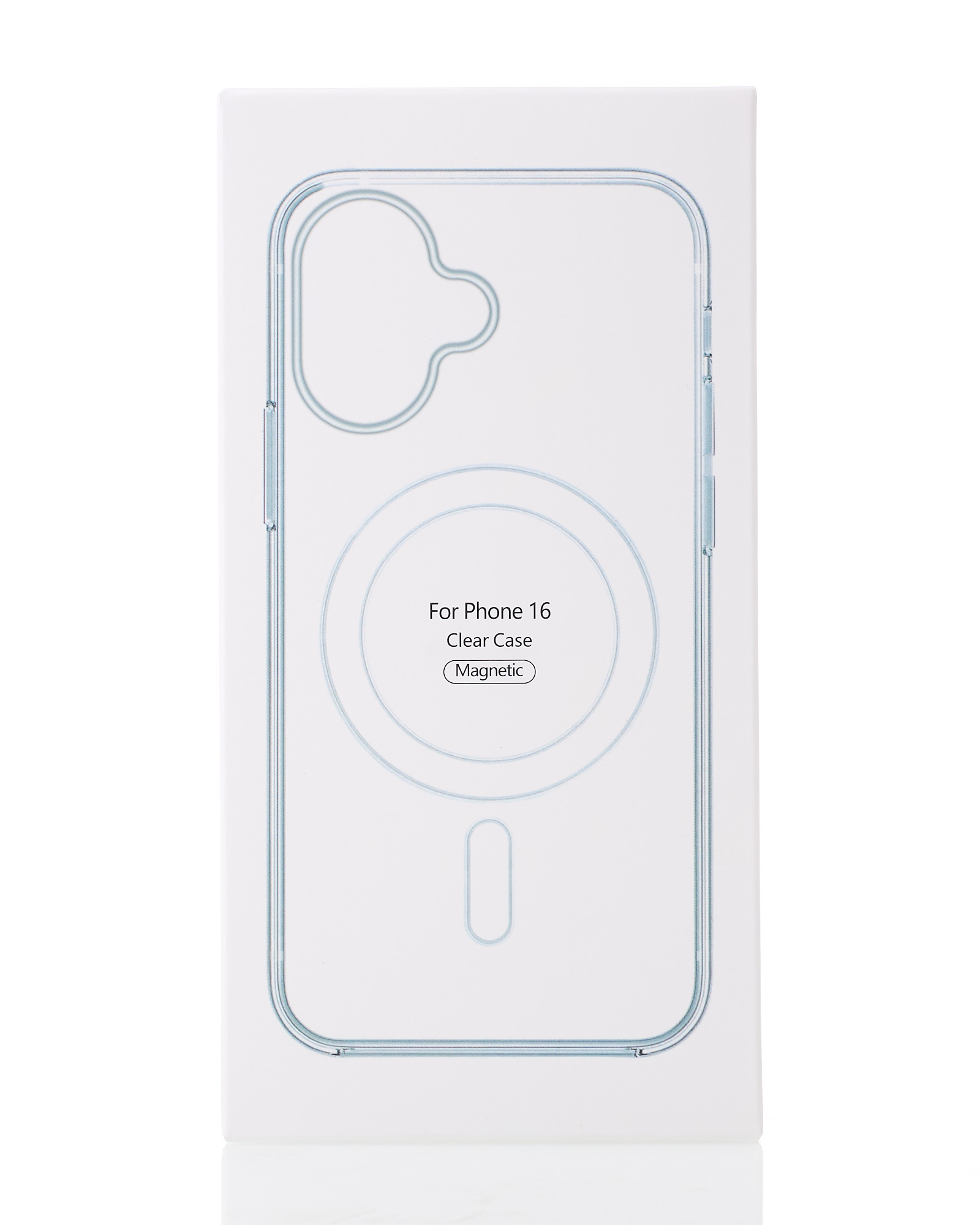 Силиконовый чехол MagSafe CLEAR для iPhone 16 Прозрачный