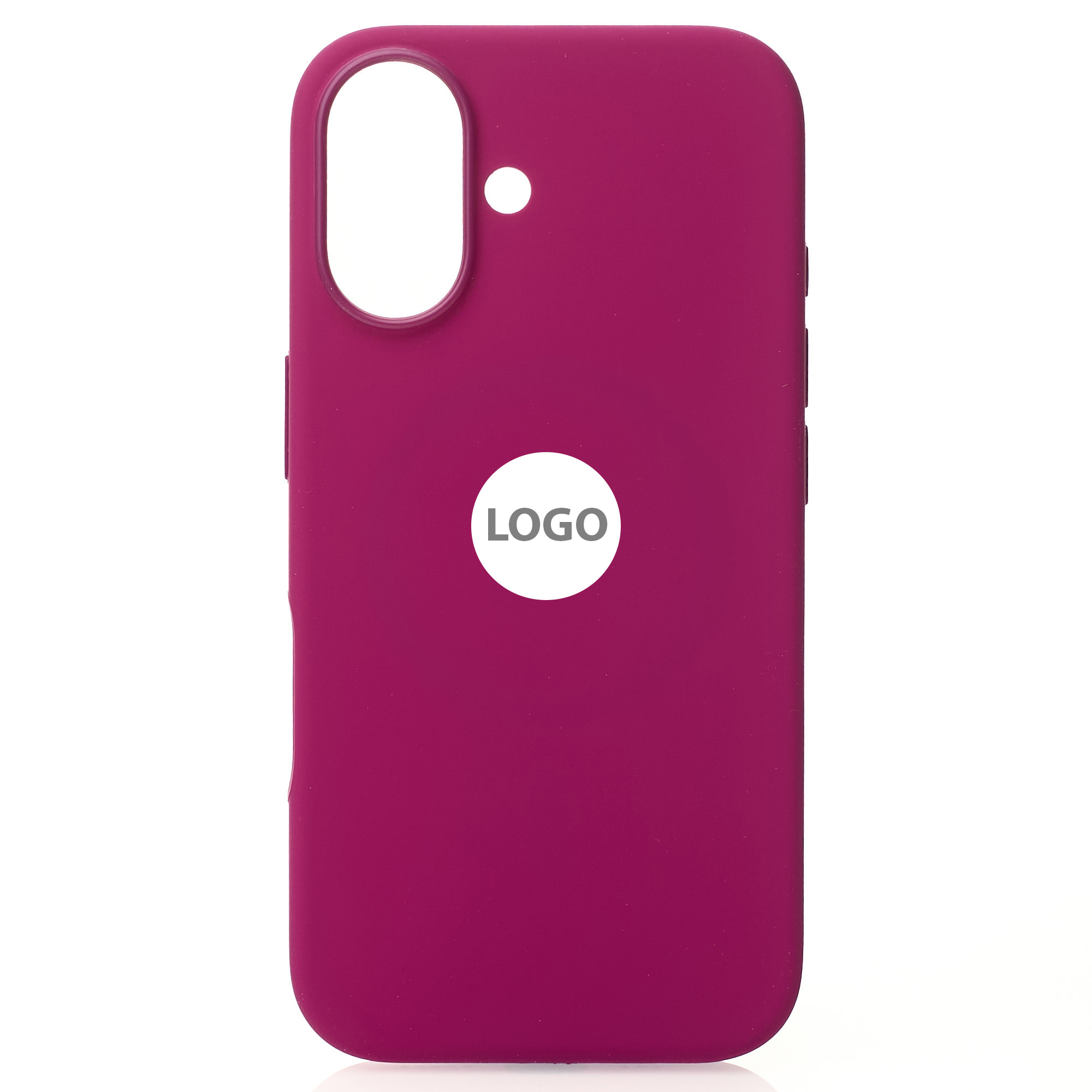Силіконовий чохол Lux Colors з підтримкою MagSafe для iPhone 16 Plus Fuchsia