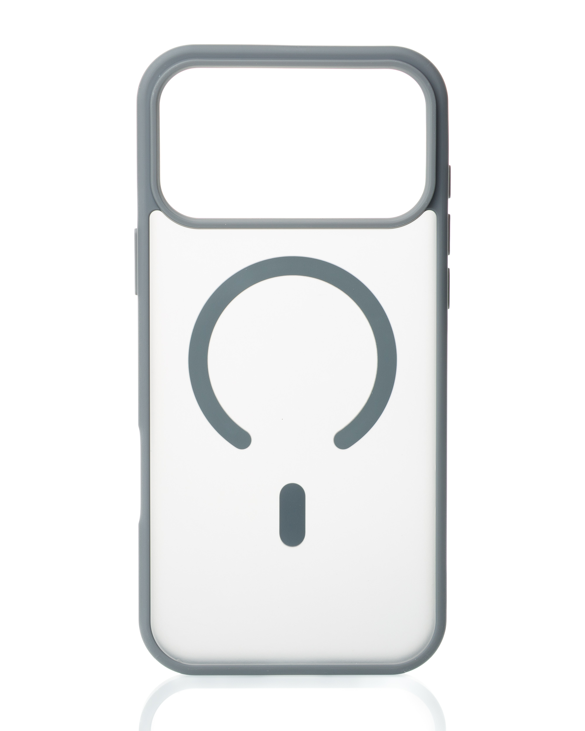 Силіконовий чохол MATTE з підтримкою MagSafe для телефону iPhone 17 Pro titanium black