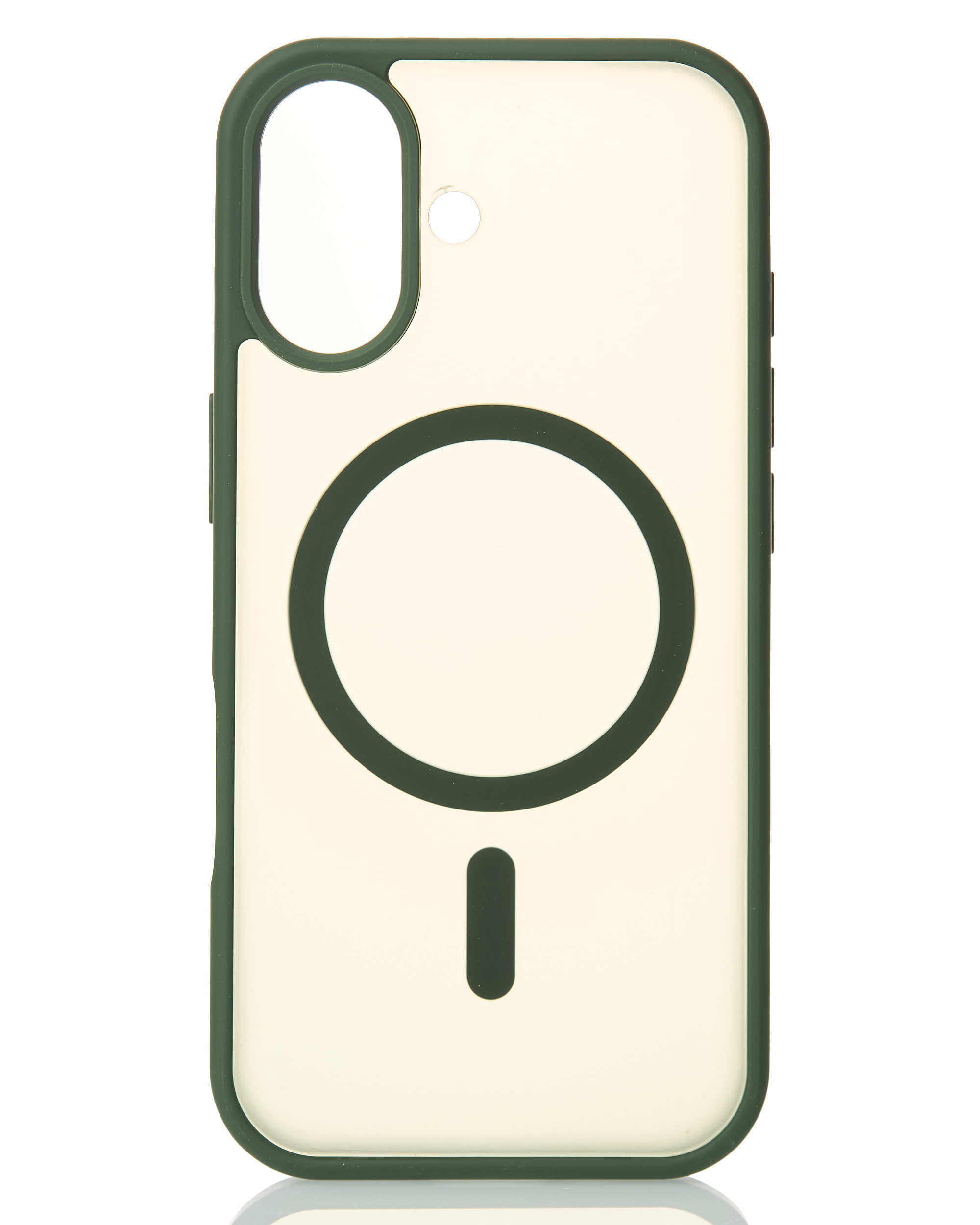 Силіконовий чохол MATTE з підтримкою MagSafe для телефону iPhone 17 sage green