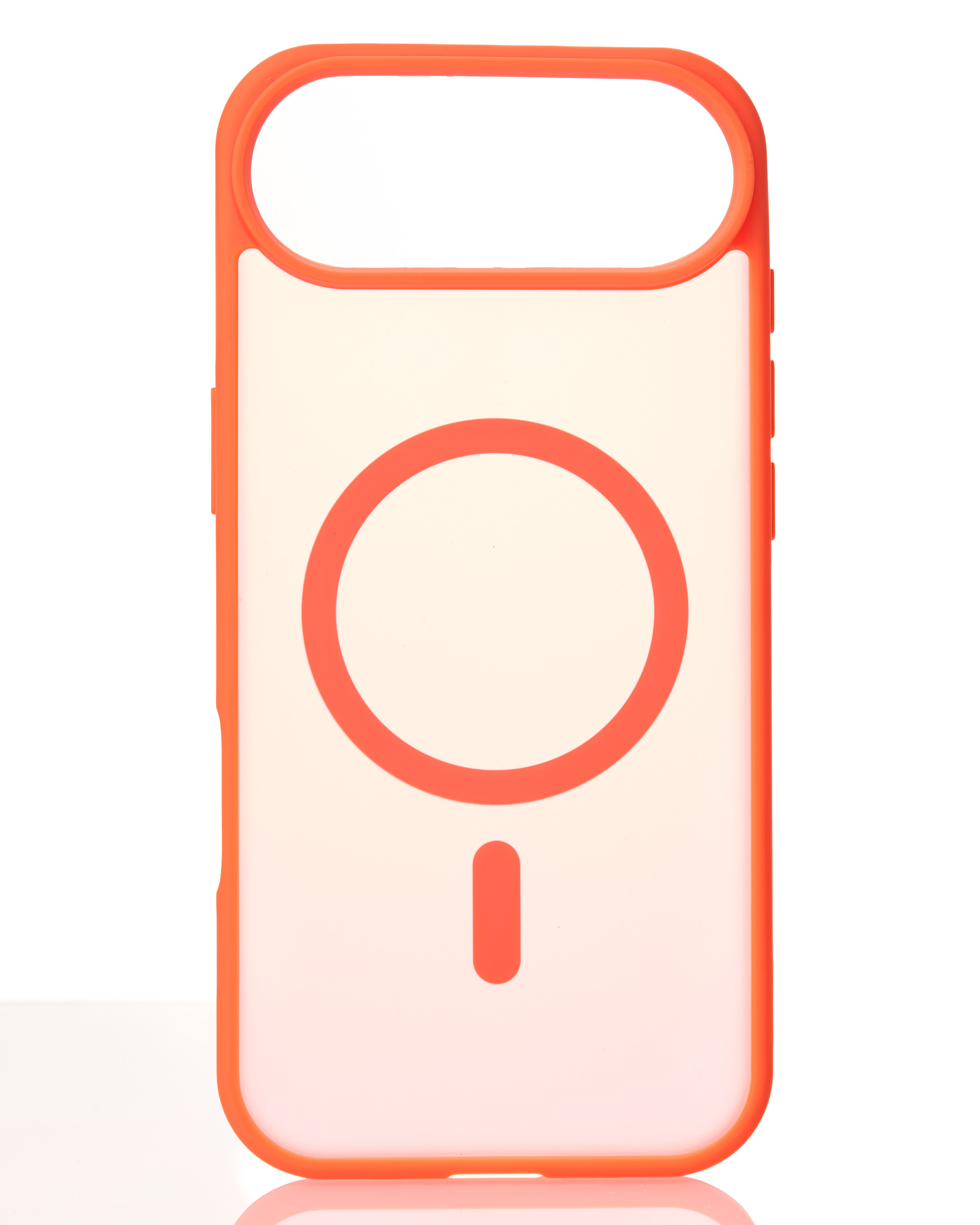 Силіконовий чохол MATTE з підтримкою MagSafe для телефону iPhone 17 AIR orange