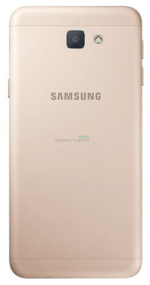 Задняя крышка Samsung G570 Galaxy J5 Prime 2016 gold (со стеклом камеры)
