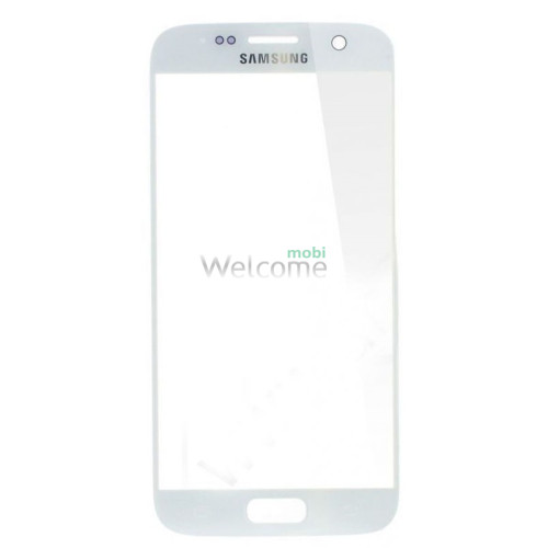 Скло корпусу Samsung G930 Galaxy S7 white