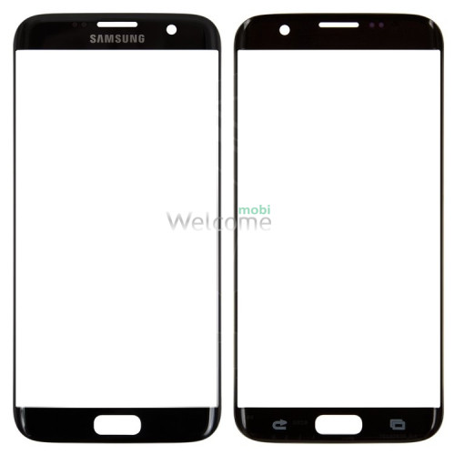 Скло корпусу Samsung G935 Galaxy S7 Edge black