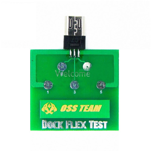 Тестова плата AIDA DFT-micro для перевірки контактів роз`єму micro USB на коротке замикання