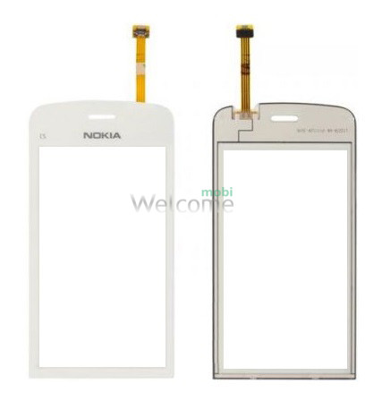 Сенсор Nokia C5-03/C5-06 white high copy