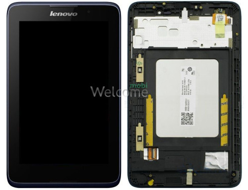 Дисплей до планшету Lenovo A3500 IdeaTab в зборі з сенсором та рамкою black (SD69A6MWGC)