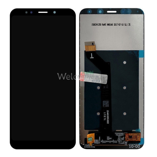LCD Xiaomi Redmi 5 Plus with touchscreen black orig (LCD TEST)